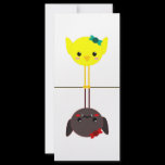 jackill bird bat custom rack card