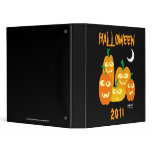 Jackolanterns Funny Halloween Party Scrapbook 3 Ring Binders
