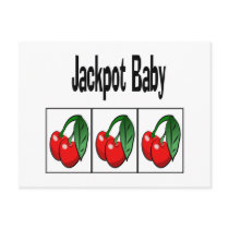 Jackpot Baby postcards