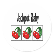 Jackpot Baby Sticker