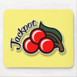 Jackpot Cherries Mousepad (gold)