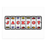 Jackpot Slot Machine Postcard (light)