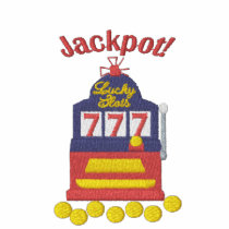 Jackpot Slots embroidered shirts by Embroidery4U Jackpot Slots embroidered shirts