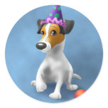 JackRussel Terrier birthday Sticker