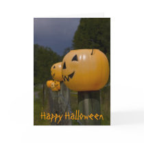 jacks on fence, Happy Halloween cards by ChildressPhotography jacks on fence, Happy Halloween cards