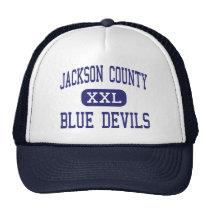 Jackson County Blue Devils Middle Gainesboro hats