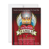 Jackson Family Thank You Card & Invite invitations