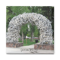 Jackson Hole Antler Arch magnets by kmuck4321 Jackson Hole Antler Arch magnets
