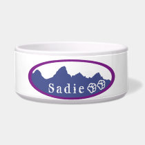 Jackson hole custom dog bowl