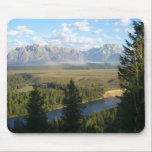Jackson Hole Mountains and River Mousepad