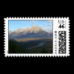 Jackson Hole Mountains Stamp