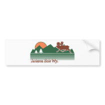 Jackson Hole Wyoming Bumper Sticker