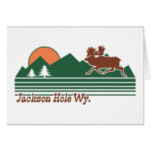 Jackson Hole Wyoming Greeting Card