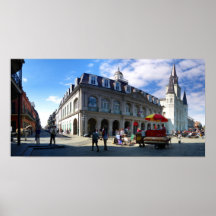 Jackson Square New Orleans French Quarter Panorama Print