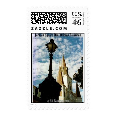 Jackson Square New Orleans Stamps by nyksla