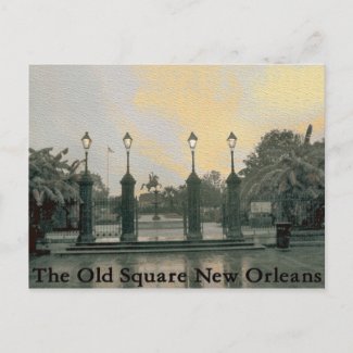 Jackson Square New Orleans postcard