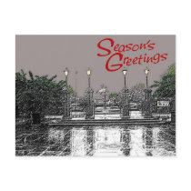 Jackson Square Seasons Greetings postcards