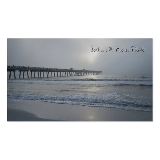 Jacksonville Beach, Florida: Business Card (front side)