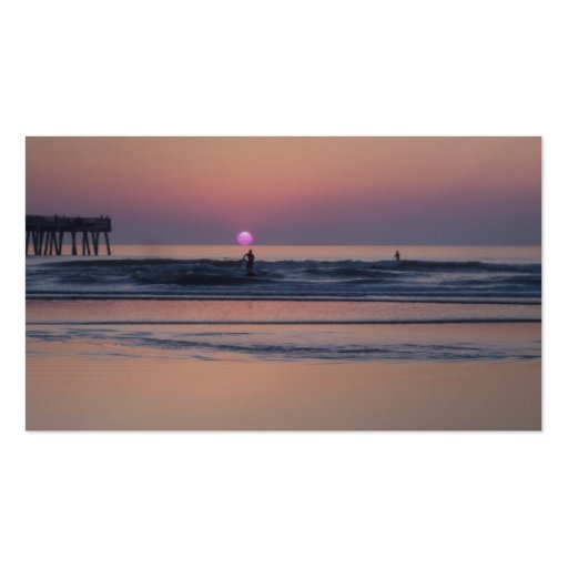 Jacksonville Beach, Florida: Business Card (back side)