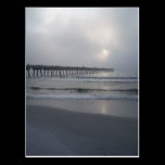 Jacksonville Beach, Florida. Sunrise/Fog Postcard postcards