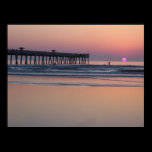 Jacksonville Beach, Florida Sunrise Poster posters
