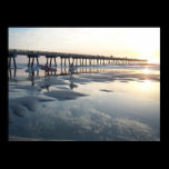 Jacksonville Beach, Florida - Surfer Sunrise posters