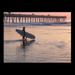 Jacksonville Beach, Florida - Surfing posters