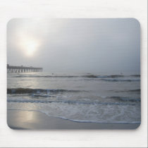 Jacksonville Beach - Sunrise into the Fog mousepads
