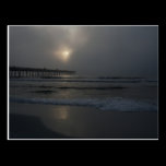 Jacksonville Beach - Sunrise into the Fog Postcard postcards