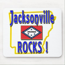 Jacksonville Rocks ! (blue) mousepads