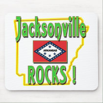 Jacksonville Rocks ! (green) mousepads