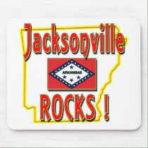 Jacksonville Rocks ! (red) mousepads