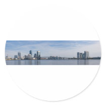 jacksonville skyline panoramic stickers
