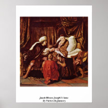 Jacob Blesses Joseph'S Sons By Victors In January Posters