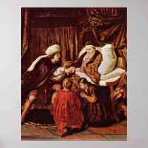 Jacob blesses Joseph's sons by Victors in January Posters