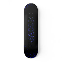 jacob blue lightning laser star custom skateboard