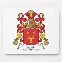 Jacob Family Crest mousepads