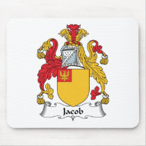 Jacob Family Crest mousepads