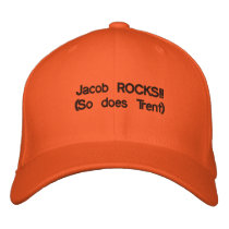 Jacob ROCKS!!(So does Trent) embroidered hats