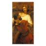 Jacob Wrestling with the Angel by Rembrandt Photo Card