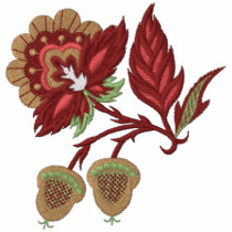 Jacobean Autumn embroidered shirts by Embroidery4U Jacobean Autumn embroidered shirts