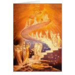 Jacob's Dream By William Blake Card