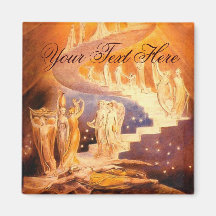 Jacob's Dream By William Blake Refrigerator Magnets