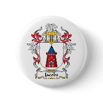 Jacobs Family Crest buttons by coatsofarms Jacobs Family Crest buttons