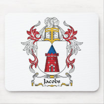 Jacobs Family Crest mousepads