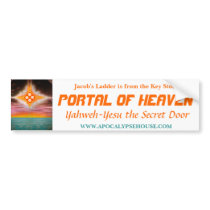 Jacob's Ladder: PORTAL OF HEAVEN bumper stickers