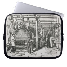 Jacquard Power Looms (engraving) Laptop Computer Sleeve