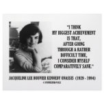 Jacqueline Kennedy Comparatively Sane Quote Personalized Letterhead