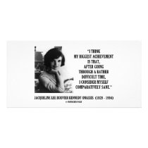 Jacqueline Kennedy Comparatively Sane Quote photo cards