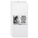 Jacqueline Kennedy Minimum Information Politeness rack cards
